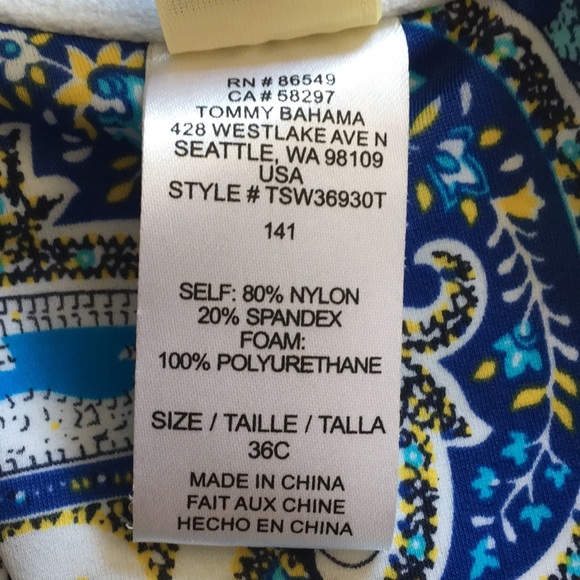 🎉HP🎉RELAX Tommy Bahama Bikini Swim Top - Picture 7 of 8